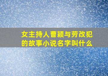 女主持人曹颖与劳改犯的故事小说名字叫什么