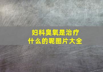 妇科臭氧是治疗什么的呢图片大全