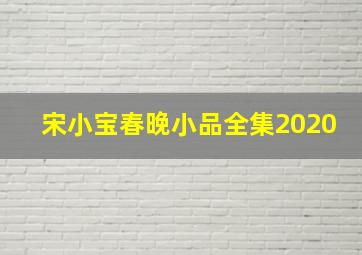 宋小宝春晚小品全集2020