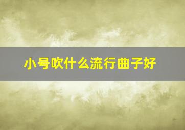 小号吹什么流行曲子好