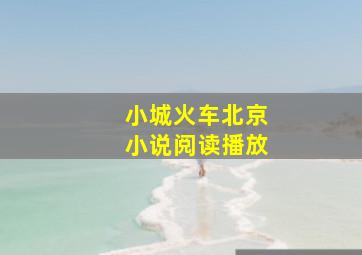 小城火车北京小说阅读播放