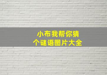 小布我帮你猜个谜语图片大全