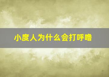 小度人为什么会打呼噜