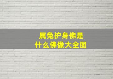 属兔护身佛是什么佛像大全图