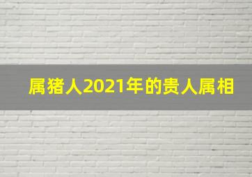 属猪人2021年的贵人属相