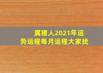 属猪人2021年运势运程每月运程大家找