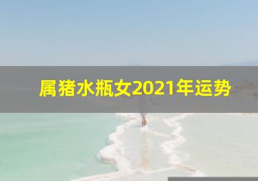 属猪水瓶女2021年运势