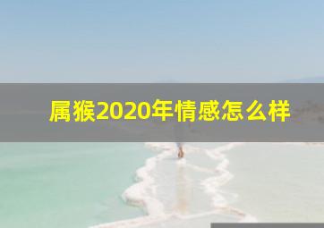 属猴2020年情感怎么样