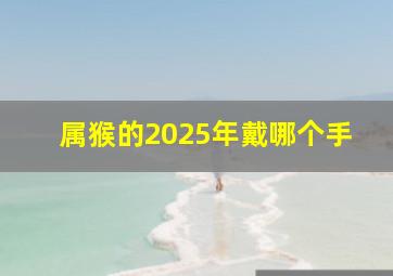 属猴的2025年戴哪个手