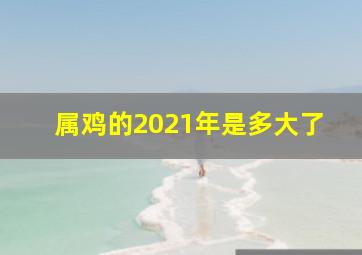 属鸡的2021年是多大了