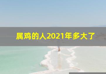 属鸡的人2021年多大了