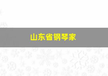 山东省钢琴家