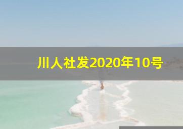 川人社发2020年10号