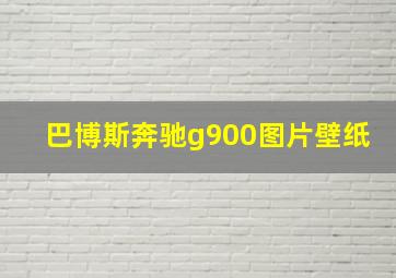 巴博斯奔驰g900图片壁纸