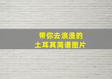 带你去浪漫的土耳其简谱图片