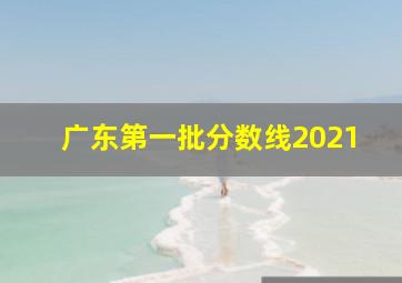 广东第一批分数线2021