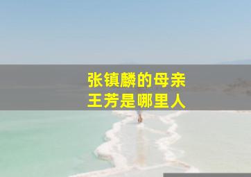 张镇麟的母亲王芳是哪里人