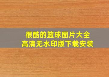 很酷的篮球图片大全高清无水印版下载安装