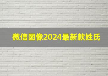 微信图像2024最新款姓氏