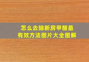 怎么去除新房甲醛最有效方法图片大全图解