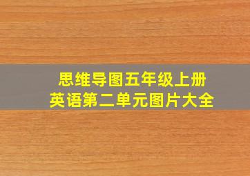 思维导图五年级上册英语第二单元图片大全