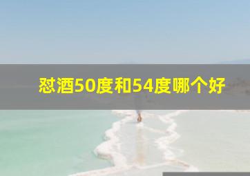 怼酒50度和54度哪个好