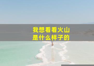 我想看看火山是什么样子的