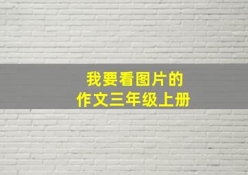 我要看图片的作文三年级上册