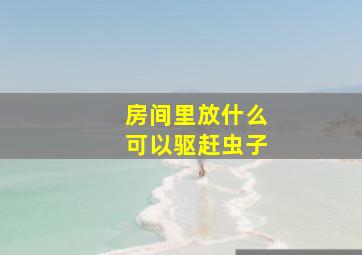 房间里放什么可以驱赶虫子