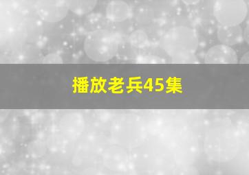 播放老兵45集