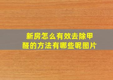 新房怎么有效去除甲醛的方法有哪些呢图片