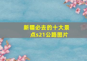 新疆必去的十大景点s21公路图片