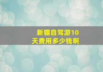 新疆自驾游10天费用多少钱啊