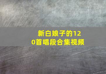 新白娘子的120首唱段合集视频