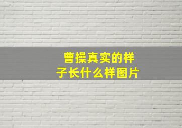 曹操真实的样子长什么样图片