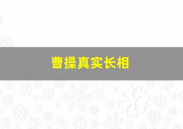 曹操真实长相