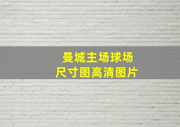 曼城主场球场尺寸图高清图片