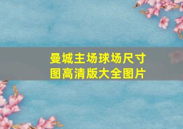 曼城主场球场尺寸图高清版大全图片