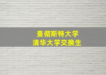 曼彻斯特大学清华大学交换生