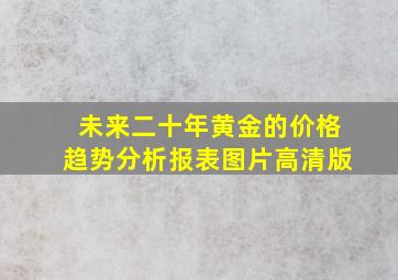 未来二十年黄金的价格趋势分析报表图片高清版