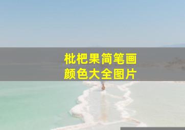 枇杷果简笔画颜色大全图片