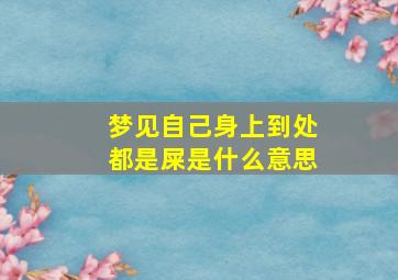 梦见自己身上到处都是屎是什么意思