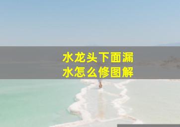 水龙头下面漏水怎么修图解