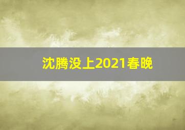 沈腾没上2021春晚