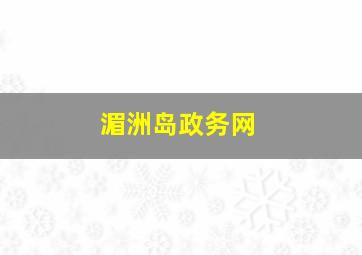 湄洲岛政务网