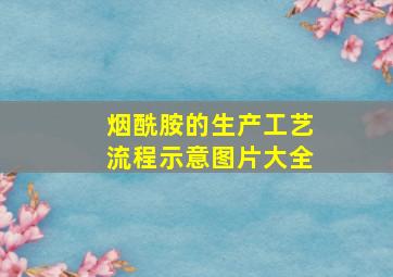 烟酰胺的生产工艺流程示意图片大全