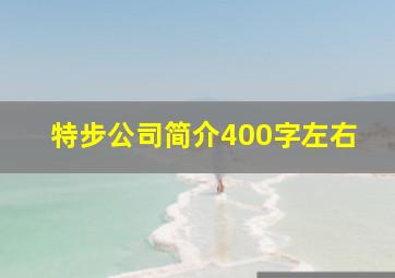 特步公司简介400字左右