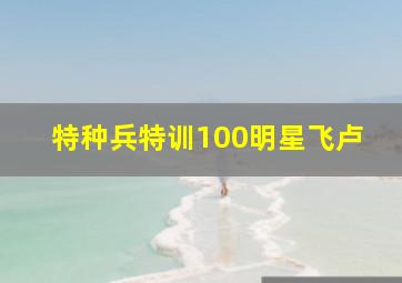 特种兵特训100明星飞卢