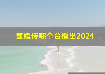 甄嬛传哪个台播出2024