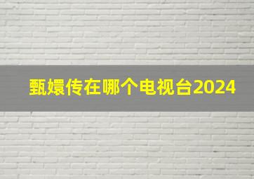 甄嬛传在哪个电视台2024